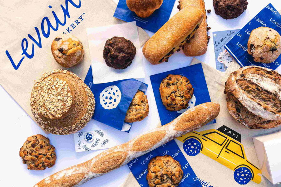 Baked goods at Levain Bakery